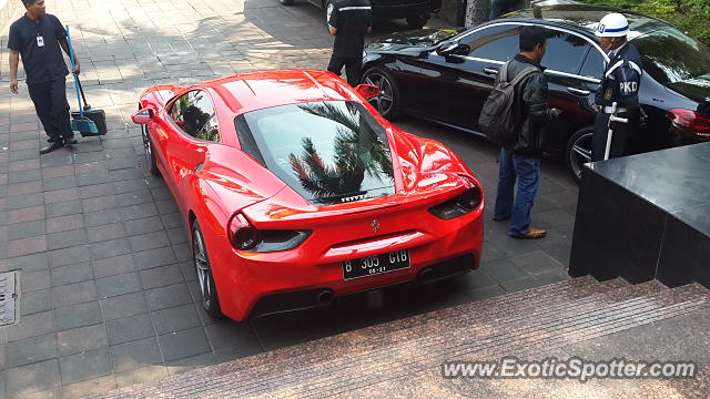 Ferrari 488 GTB spotted in Jakarta, Indonesia