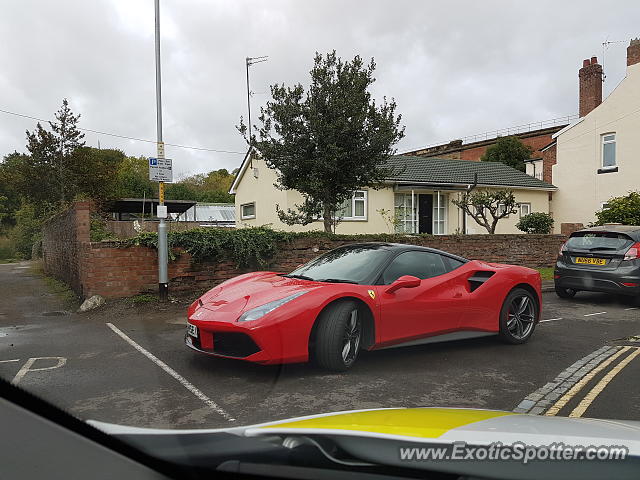 Ferrari 488 GTB spotted in Yarm, Teesside, United Kingdom