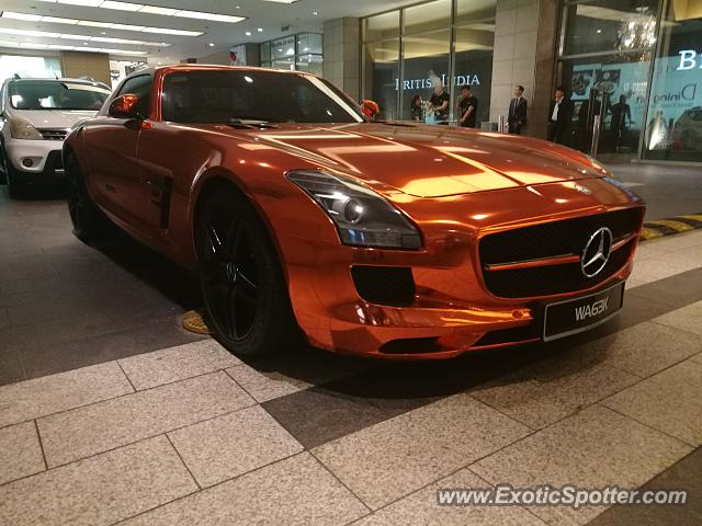 Mercedes SLS AMG spotted in Kuala Lumpur, Malaysia