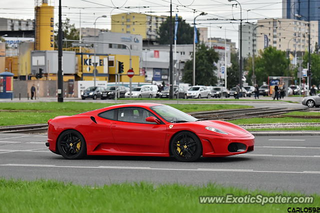 Ferrari F430 spotted in Warsaw, Poland