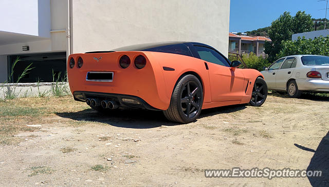 Chevrolet Corvette Z06 spotted in Finikounda, Greece