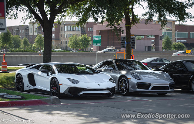 Lamborghini Aventador spotted in Dallas, Texas