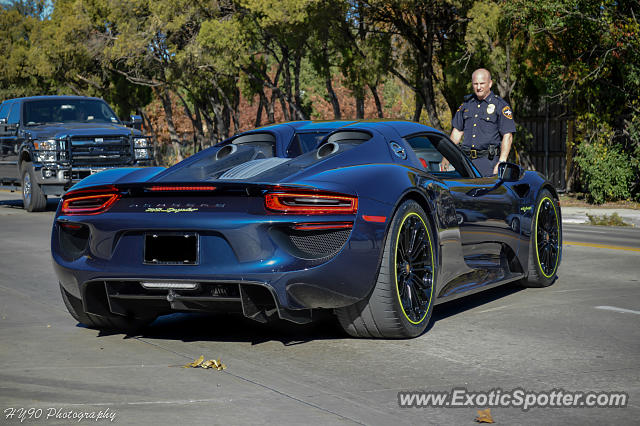 Porsche 918 Spyder spotted in Dallas, Texas