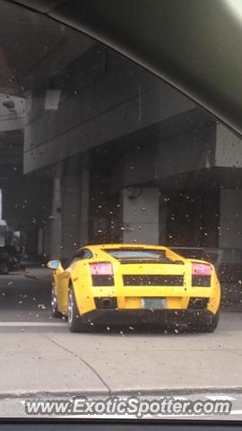 Lamborghini Gallardo spotted in Toronto, Canada