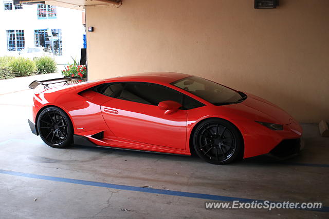 Lamborghini Huracan spotted in Monterey, California