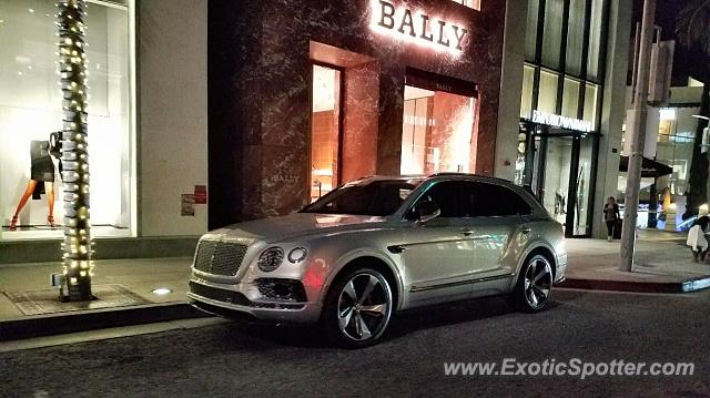 Bentley Bentayga spotted in Los Angeles, California