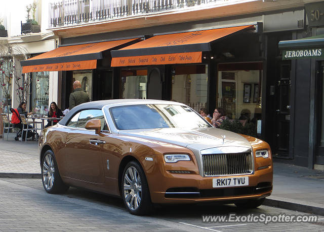 Rolls-Royce Dawn spotted in London, United Kingdom