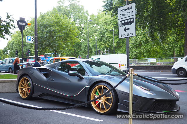 Ferrari 488 GTB spotted in London, United Kingdom