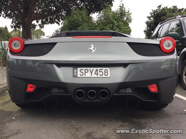 Ferrari 458 Italia spotted in Auckland, New Zealand