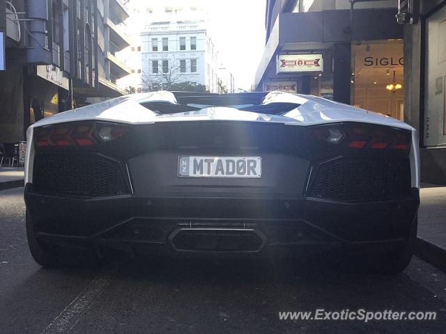 Lamborghini Aventador spotted in Auckland, New Zealand