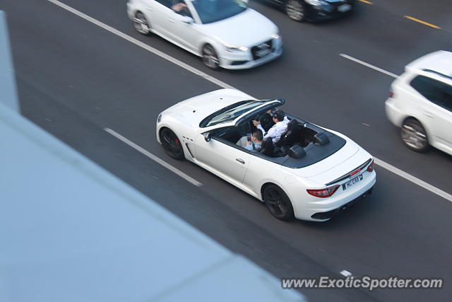 Maserati GranCabrio spotted in Auckland, New Zealand