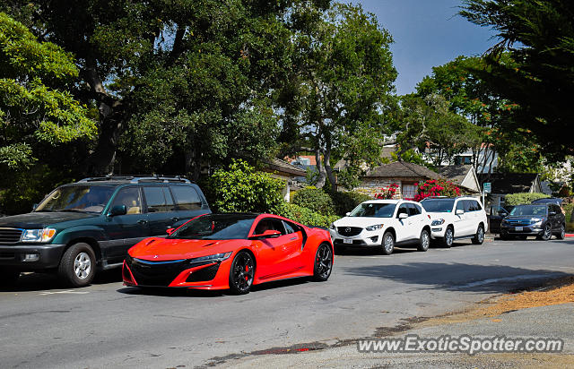 Acura NSX spotted in Carmel, California