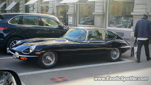 Jaguar E-Type spotted in Zurich, Switzerland