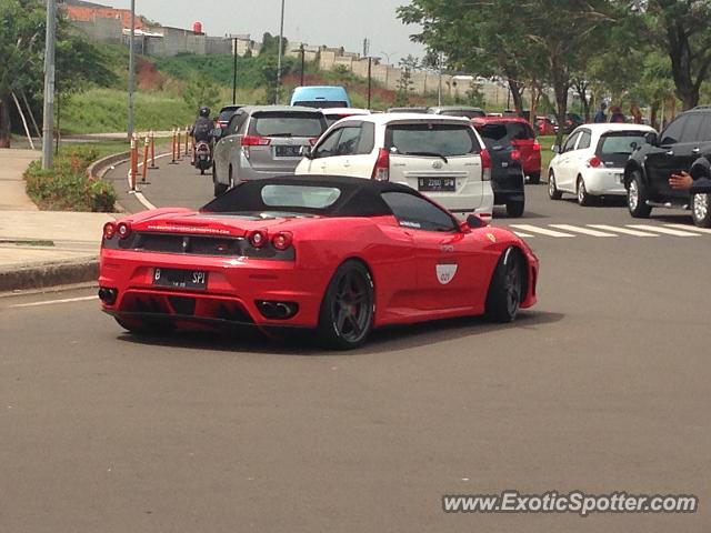 Ferrari F430 spotted in Serpong, Indonesia