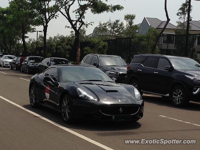 Ferrari California spotted in Serpong, Indonesia