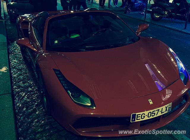 Ferrari 488 GTB spotted in Paris, France