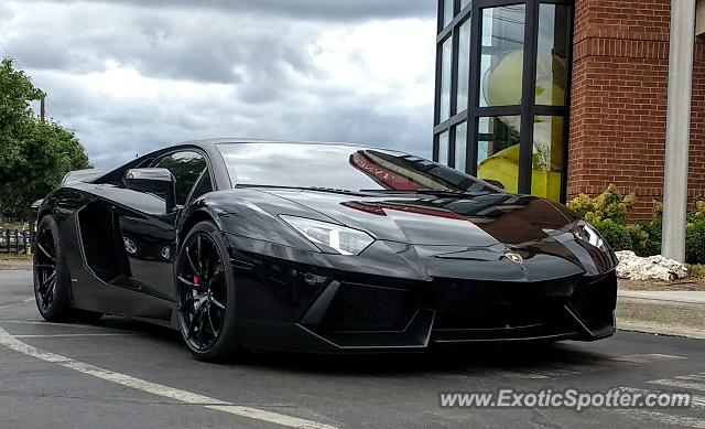 Lamborghini Aventador spotted in Lexington, Kentucky