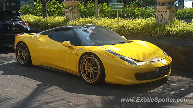 Ferrari 458 Italia spotted in Jakarta, Indonesia