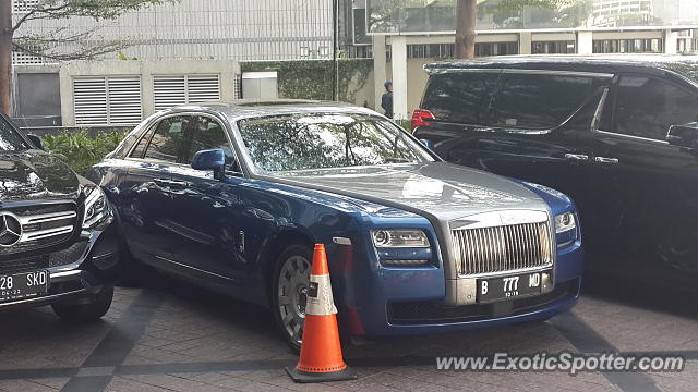 Rolls-Royce Ghost spotted in Jakarta, Indonesia