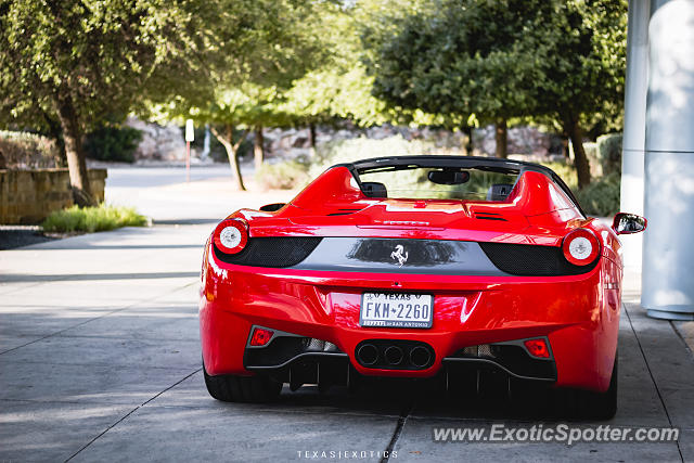 Ferrari 458 Italia spotted in San Antonio, Texas