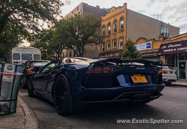 Lamborghini Aventador spotted in Bronx, New York