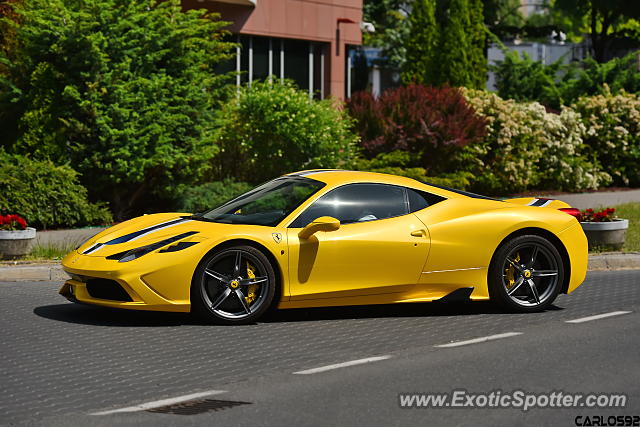 Ferrari 458 Italia spotted in Warsaw, Poland