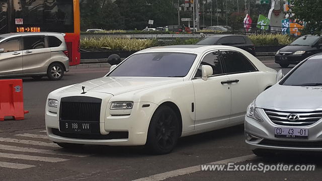 Rolls-Royce Ghost spotted in Jakarta, Indonesia