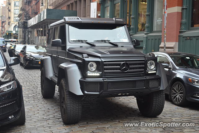 Mercedes 4x4 Squared spotted in Manhattan, New York