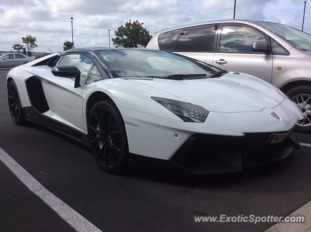 Lamborghini Aventador spotted in Auckland, New Zealand