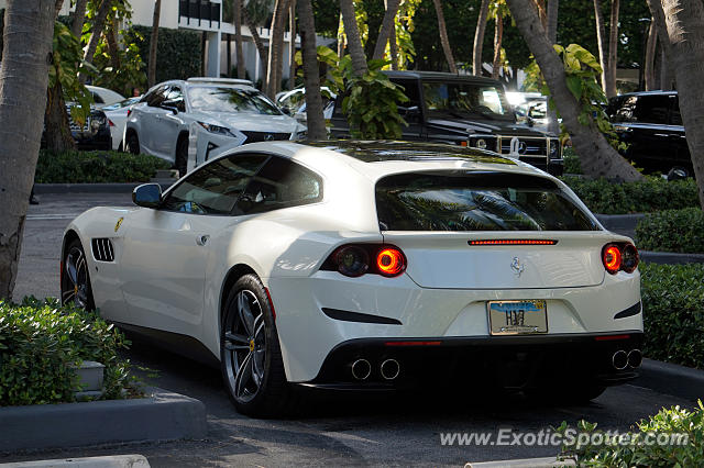 Ferrari GTC4Lusso spotted in Miami Beach, Florida