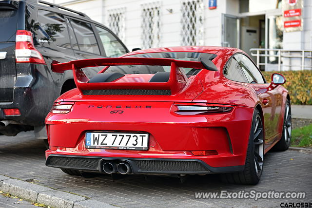 Porsche 911 GT3 spotted in Warsaw, Poland