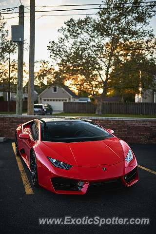 Lamborghini Huracan spotted in Birmingham, Michigan