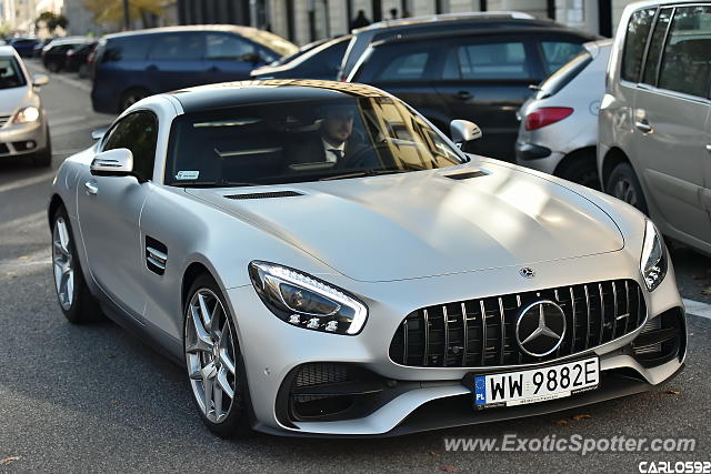 Mercedes AMG GT spotted in Warsaw, Poland