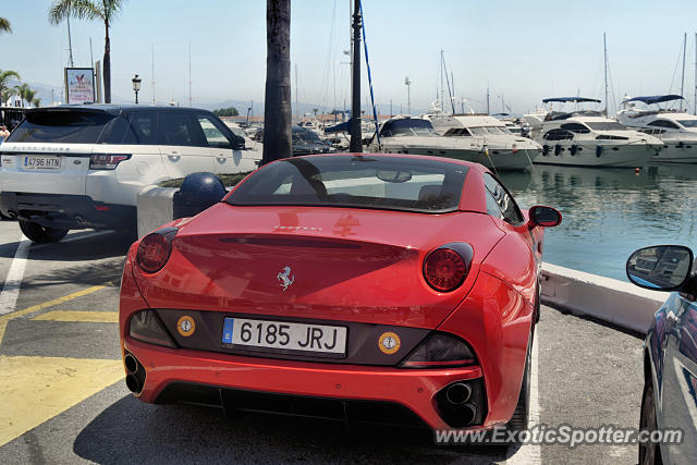 Ferrari California spotted in Puerto Banus, Spain