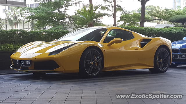 Ferrari 488 GTB spotted in Jakarta, Indonesia