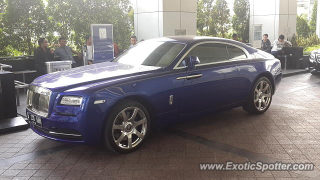 Rolls-Royce Wraith spotted in Jakarta, Indonesia