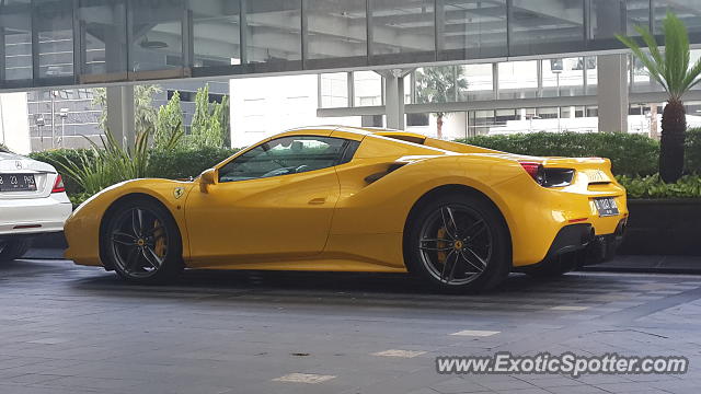 Ferrari 488 GTB spotted in Jakarta, Indonesia