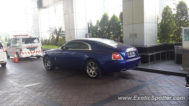 Rolls-Royce Wraith spotted in Jakarta, Indonesia