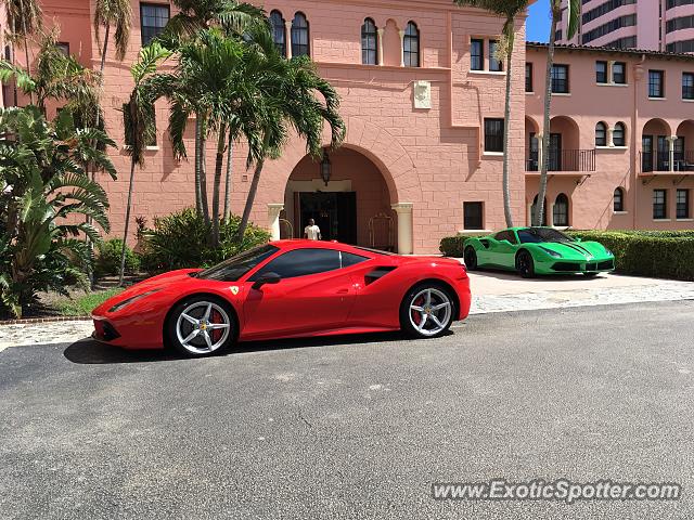 Ferrari 488 GTB spotted in Boca Raton, Florida