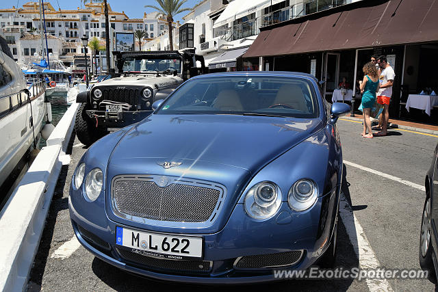 Bentley Continental spotted in Puerto Banus, Spain