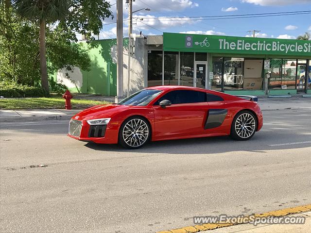Audi R8 spotted in Ft Lauderdale, Florida