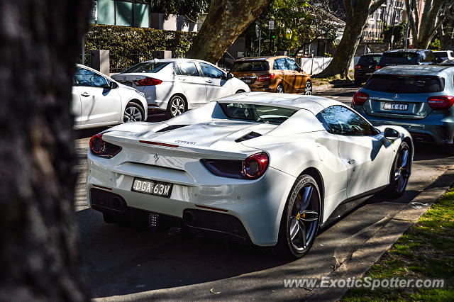 Ferrari 488 GTB spotted in Sydney, Australia