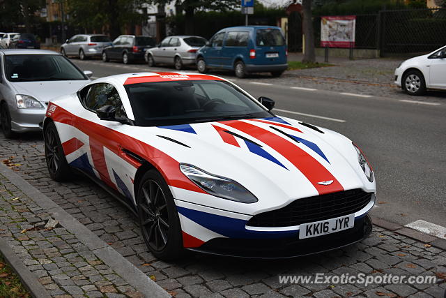 Aston Martin DB11 spotted in Warsaw, Poland