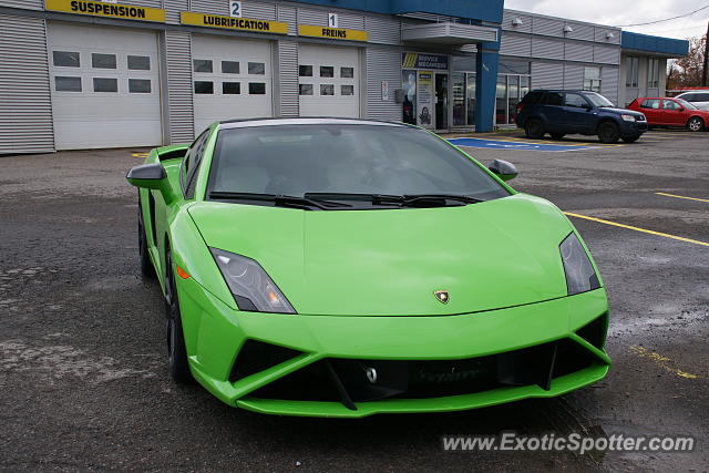 Lamborghini Gallardo spotted in Québec, Canada