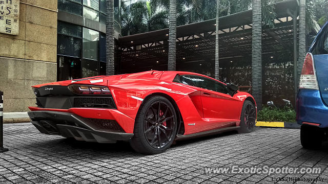 Lamborghini Aventador spotted in Kuala Lumpur, Malaysia