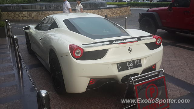 Ferrari 458 Italia spotted in Jakarta, Indonesia