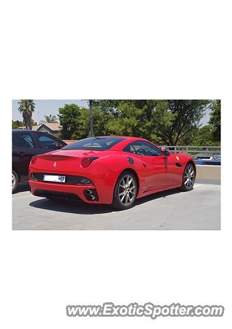 Ferrari California spotted in Johannesburg, South Africa