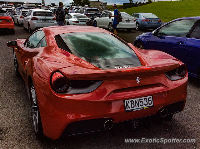 Ferrari 488 GTB spotted in Waikato, New Zealand