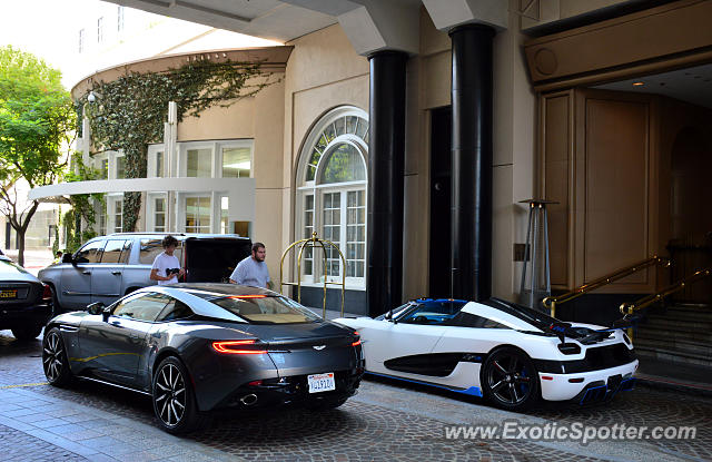 Aston Martin DB11 spotted in Beverly Hills, California