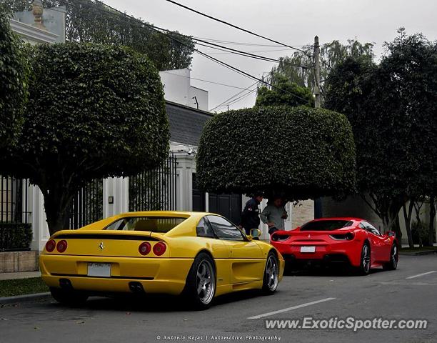 Ferrari 488 GTB spotted in Lima, Peru